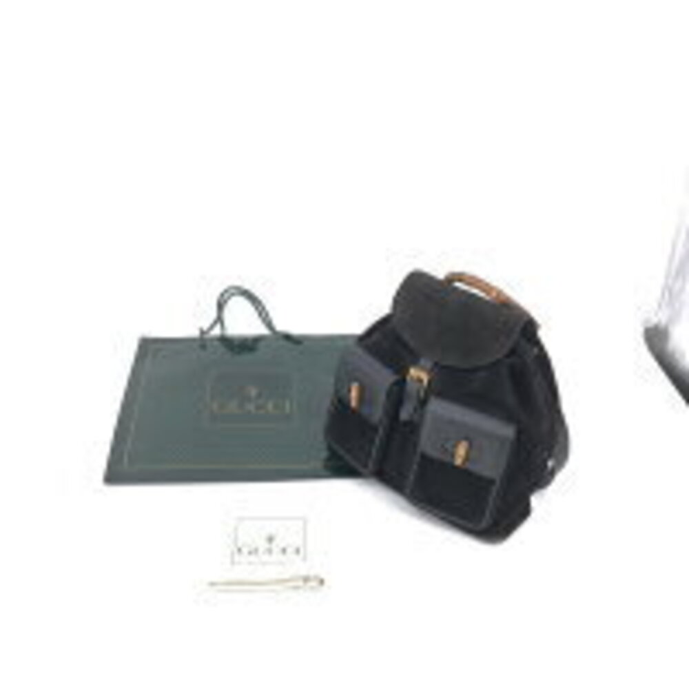 Gucci leather backpack